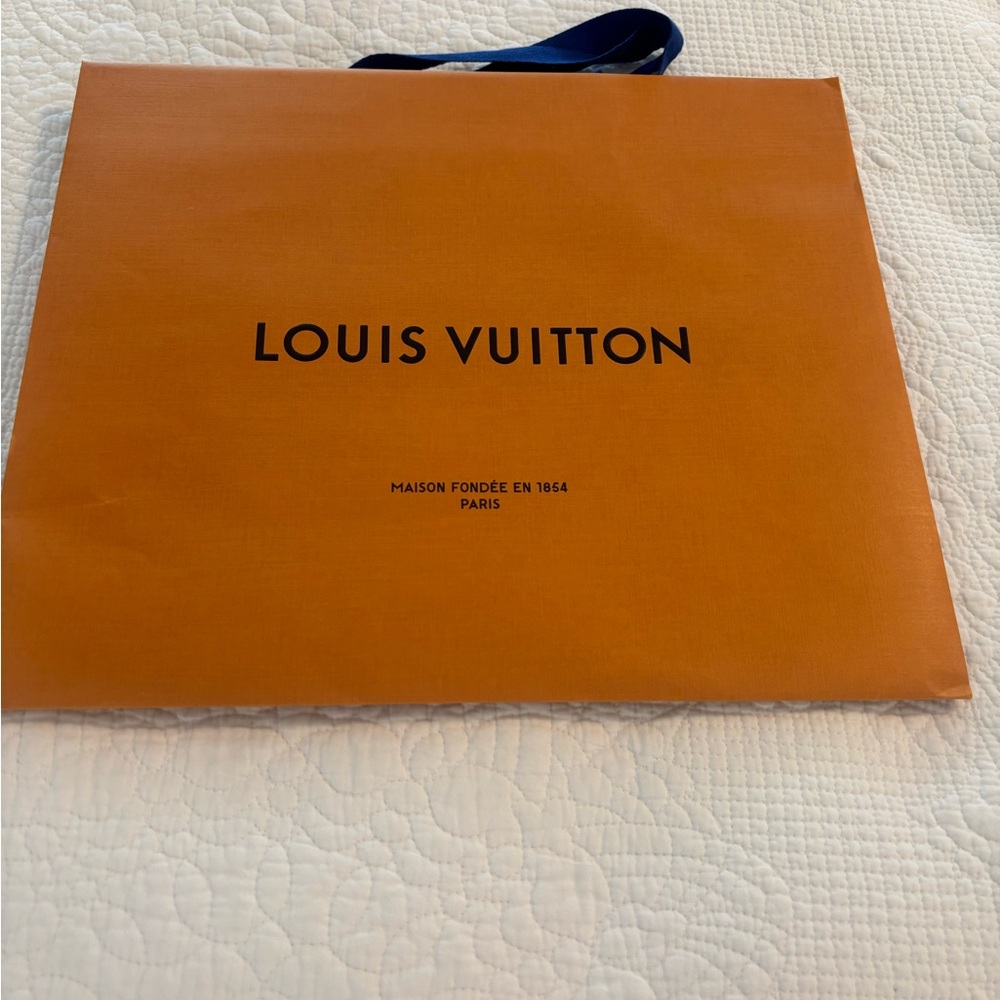 Louis Vuitton Orange Shopping Bag